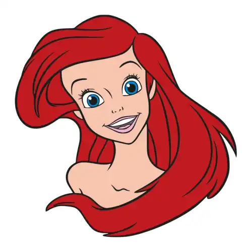 Little Mermaid Ariel SVG Design | SVG Files for Cricut & Print