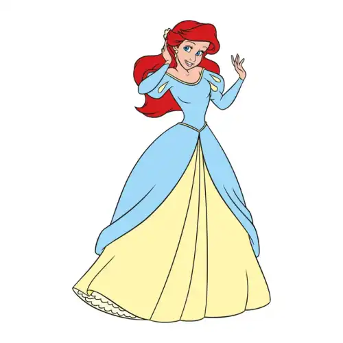 Little Mermaid Ariel SVG Design | SVG Files for Cricut & Print