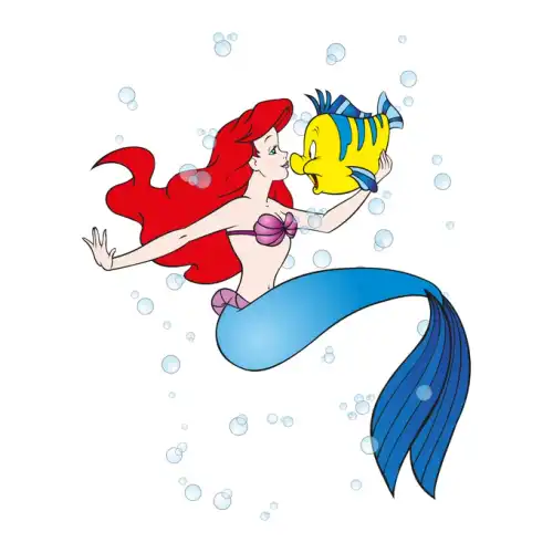 Little Mermaid Ariel SVG Design | SVG Files for Cricut & Print