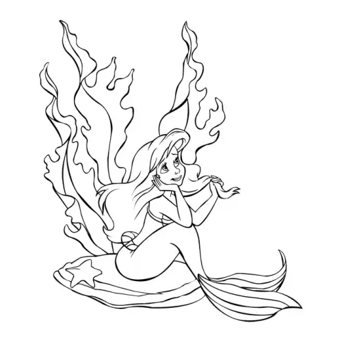 Little Mermaid Ariel SVG Design | SVG Files for Cricut & Print