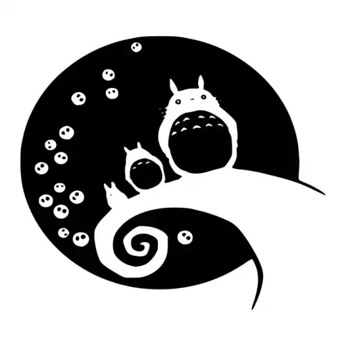 My Neighbor Totoro SVG Design | SVG Files for Cricut & Print