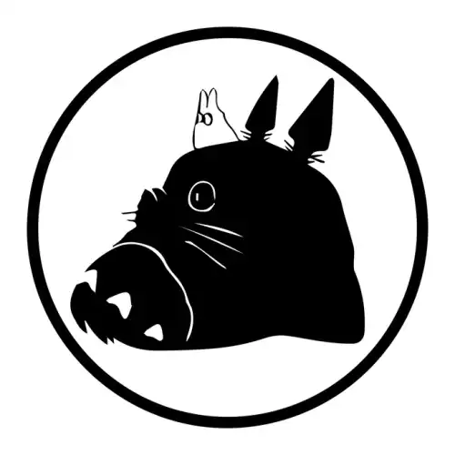 My Neighbor Totoro SVG Design | SVG Files for Cricut & Print