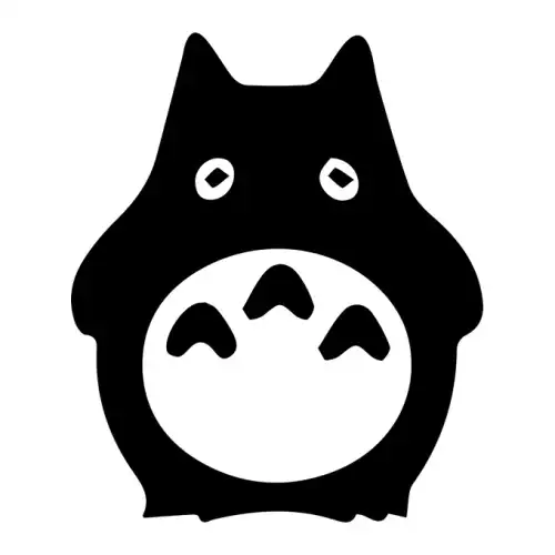 My Neighbor Totoro SVG Design | SVG Files for Cricut & Print