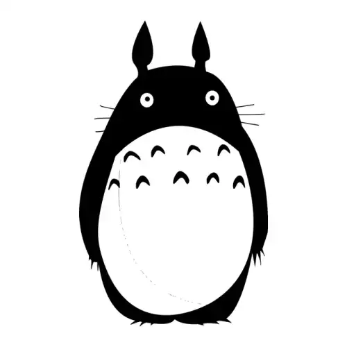 My Neighbor Totoro SVG Design | SVG Files for Cricut & Print
