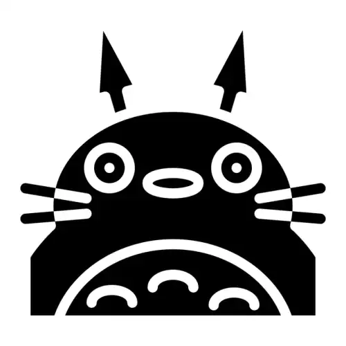 My Neighbor Totoro SVG Design | SVG Files for Cricut & Print
