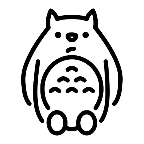 My Neighbor Totoro SVG Design | SVG Files for Cricut & Print