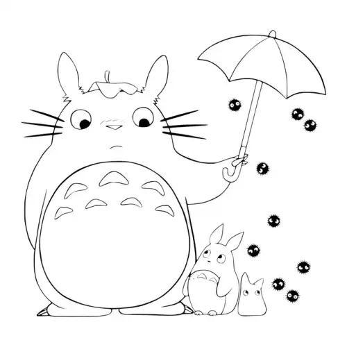 My Neighbor Totoro SVG Design | SVG Files for Cricut & Print