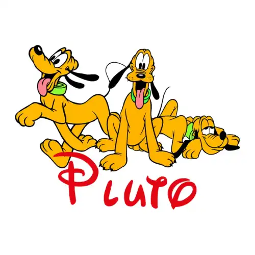 Pluto SVG Design | SVG Files for Cricut & Print