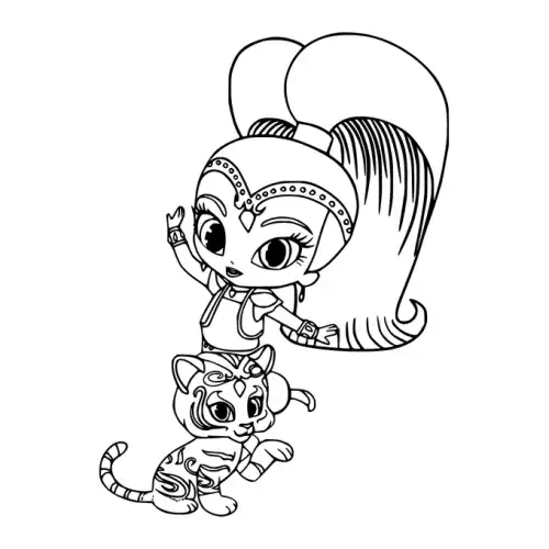 Shimmer And Shine SVG Design | SVG Files for Cricut & Print