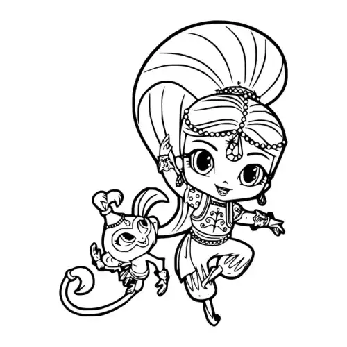 Shimmer And Shine SVG Design | SVG Files for Cricut & Print