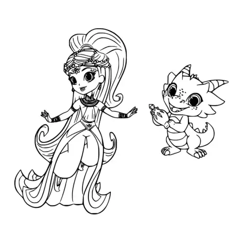 Shimmer And Shine SVG Design | SVG Files for Cricut & Print