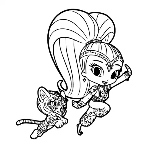 Shimmer And Shine SVG Design | SVG Files for Cricut & Print