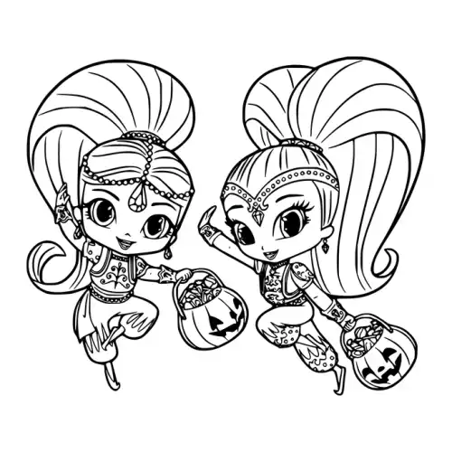 Shimmer And Shine SVG Design | SVG Files for Cricut & Print