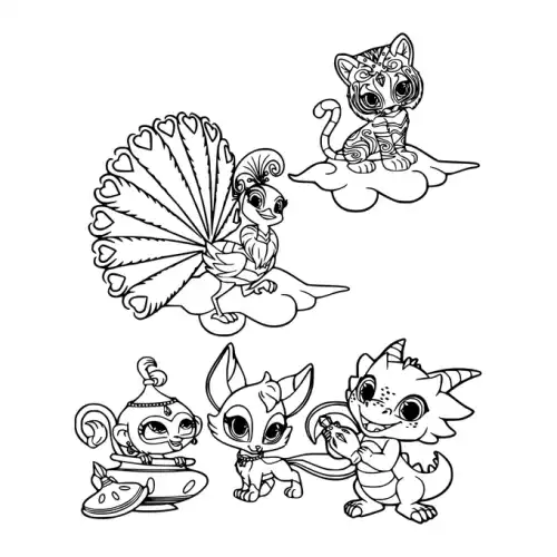 Shimmer And Shine SVG Design | SVG Files for Cricut & Print