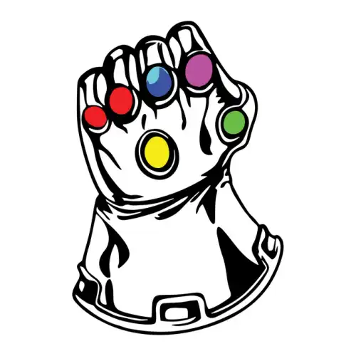 Thanos SVG Design | SVG Files for Cricut & Print