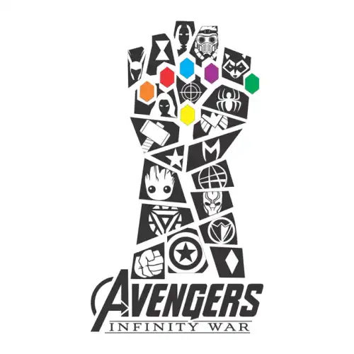 Thanos SVG Design | SVG Files for Cricut & Print