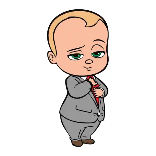 The Boss Baby SVG Design | SVG Files for Cricut & Print
