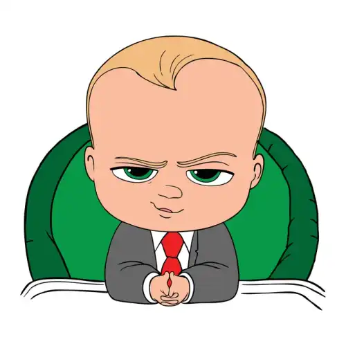 The Boss Baby SVG Design | SVG Files for Cricut & Print