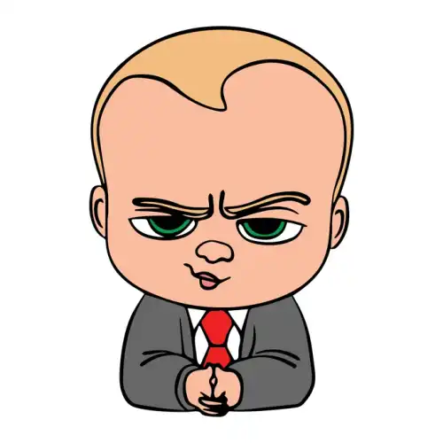 The Boss Baby SVG Design | SVG Files for Cricut & Print
