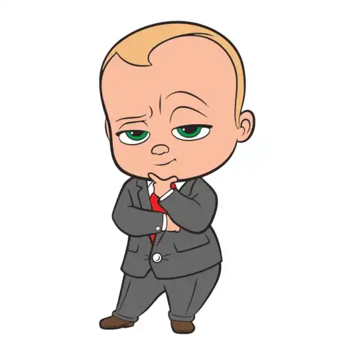 The Boss Baby SVG Design | SVG Files for Cricut & Print
