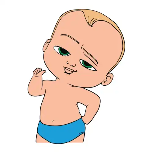 The Boss Baby SVG Design | SVG Files for Cricut & Print