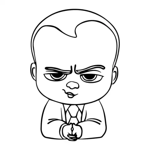 The Boss Baby SVG Design | SVG Files for Cricut & Print