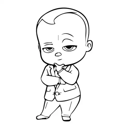 The Boss Baby SVG Design | SVG Files for Cricut & Print