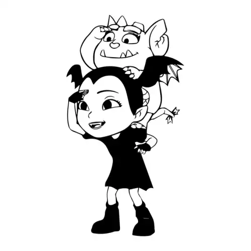 Vampirina SVG Design | SVG Files for Cricut & Print
