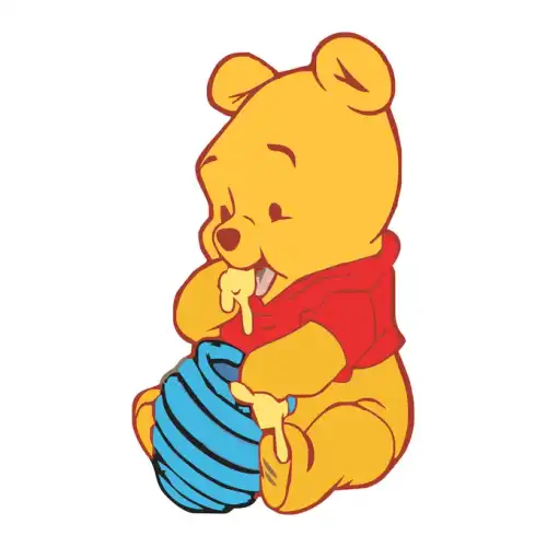 Winnie The Pooh SVG Design | SVG Files for Cricut & Print