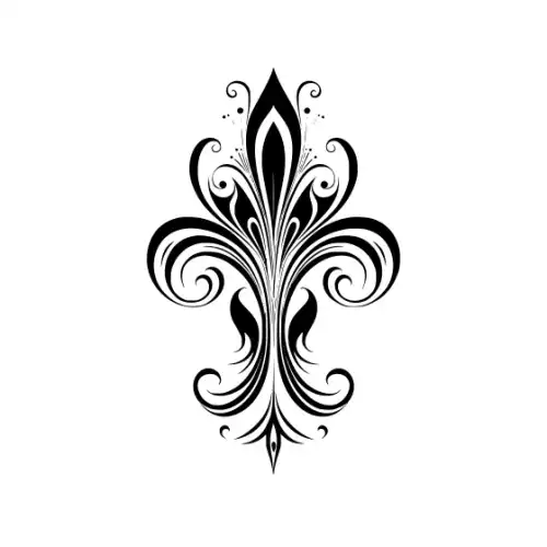 Abstract Tattoo Silhouette SVG Design | SVG Files for Cricut & Print