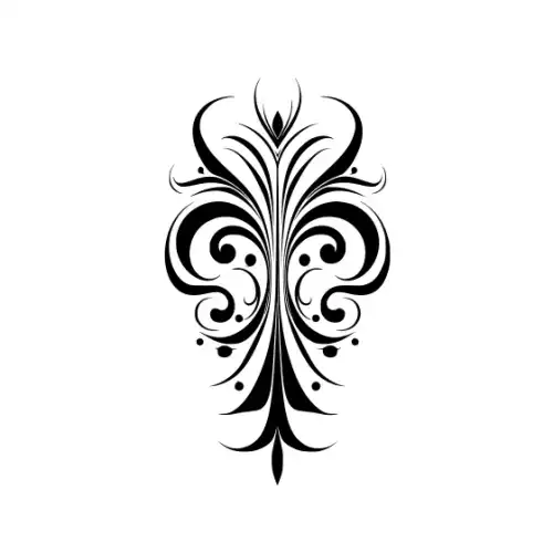 Abstract Tattoo Silhouette SVG Design | SVG Files for Cricut & Print