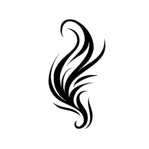 Abstract Tattoo Silhouette SVG Design | SVG Files for Cricut & Print