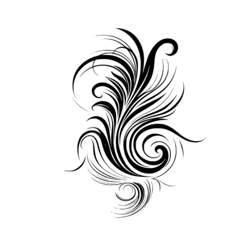 Abstract Tattoo Silhouette SVG Design | SVG Files for Cricut & Print