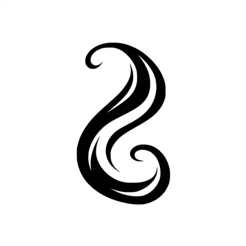 Abstract Tattoo Silhouette SVG Design | SVG Files for Cricut & Print