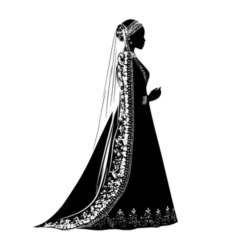 African Woman Scene Silhouette SVG Design | SVG Files for Cricut & Print