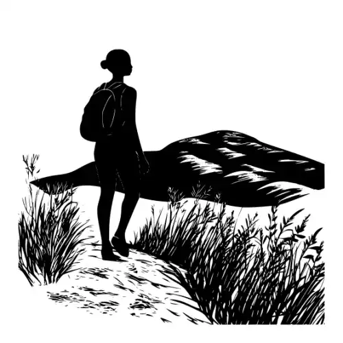 African Woman Scene Silhouette SVG Design | SVG Files for Cricut & Print