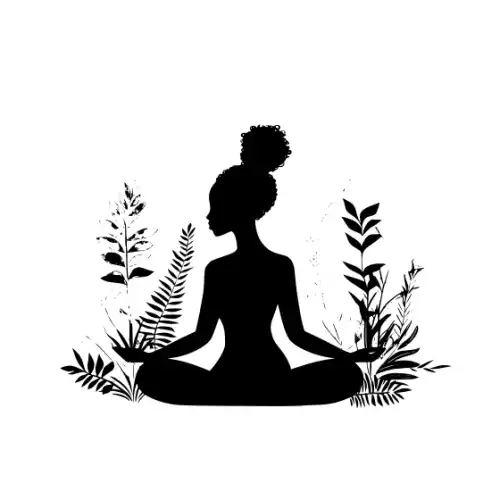 African Woman Scene Silhouette SVG Design | SVG Files for Cricut & Print