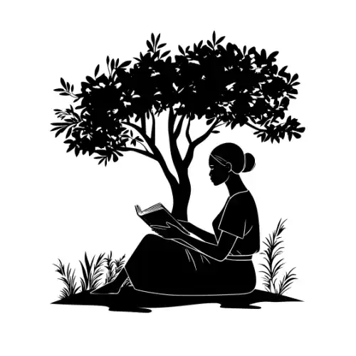 African Woman Scene Silhouette SVG Design | SVG Files for Cricut & Print