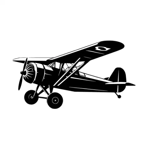 Airplane Silhouette SVG Design | SVG Files for Cricut & Print