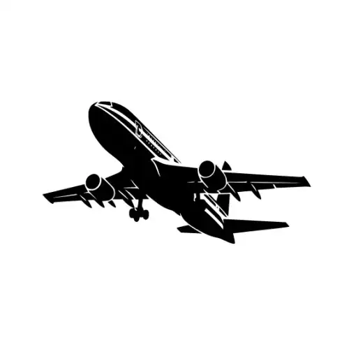 Airplane Silhouette SVG Design | SVG Files for Cricut & Print