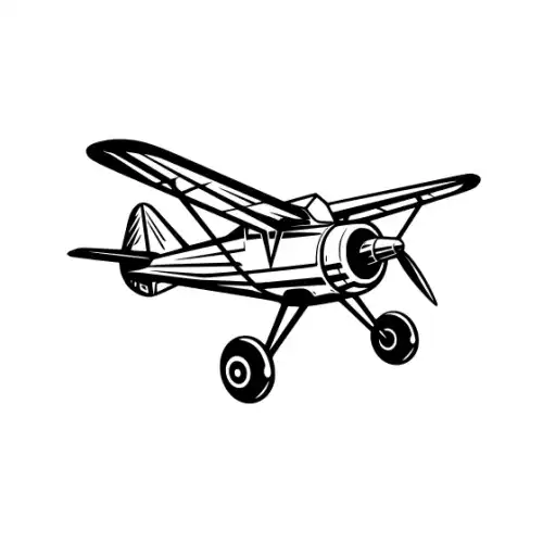 Airplane Silhouette SVG Design | SVG Files for Cricut & Print