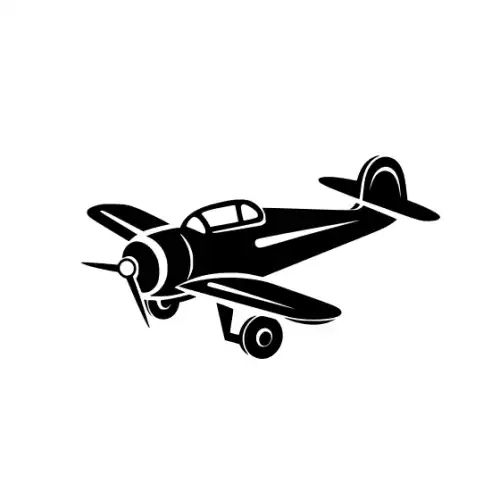 Airplane Silhouette SVG Design | SVG Files for Cricut & Print