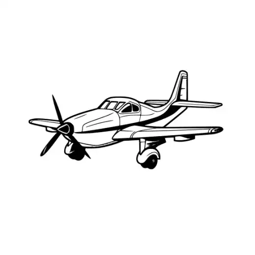 Airplane Silhouette SVG Design | SVG Files for Cricut & Print
