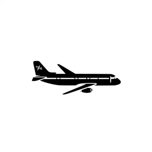 Airplane Silhouette SVG Design | SVG Files for Cricut & Print