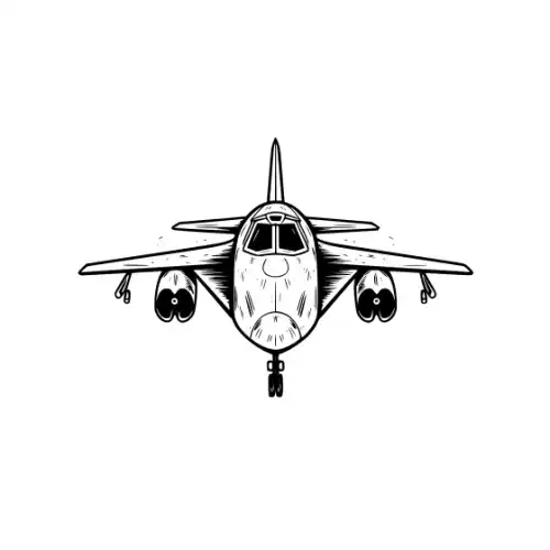 Airplane Silhouette SVG Design | SVG Files for Cricut & Print