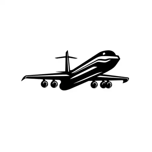 Airplane Silhouette SVG Design | SVG Files for Cricut & Print