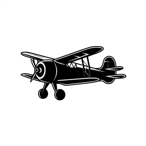 Airplane Silhouette SVG Design | SVG Files for Cricut & Print