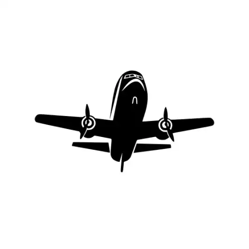 Airplane Silhouette SVG Design | SVG Files for Cricut & Print