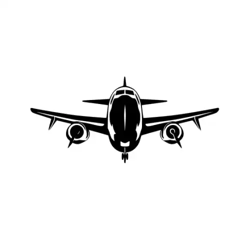Airplane Silhouette SVG Design | SVG Files for Cricut & Print