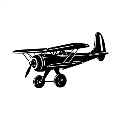 Airplane Silhouette SVG Design | SVG Files for Cricut & Print